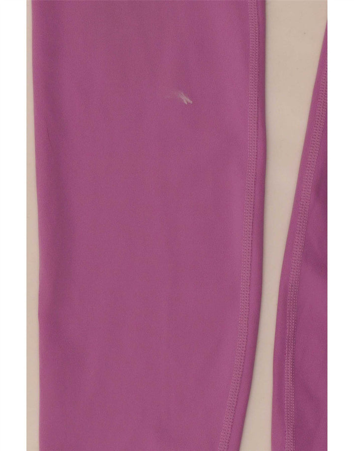 Nike Womens Dri Fit Graphic Leggings UK 8 Small Pink
