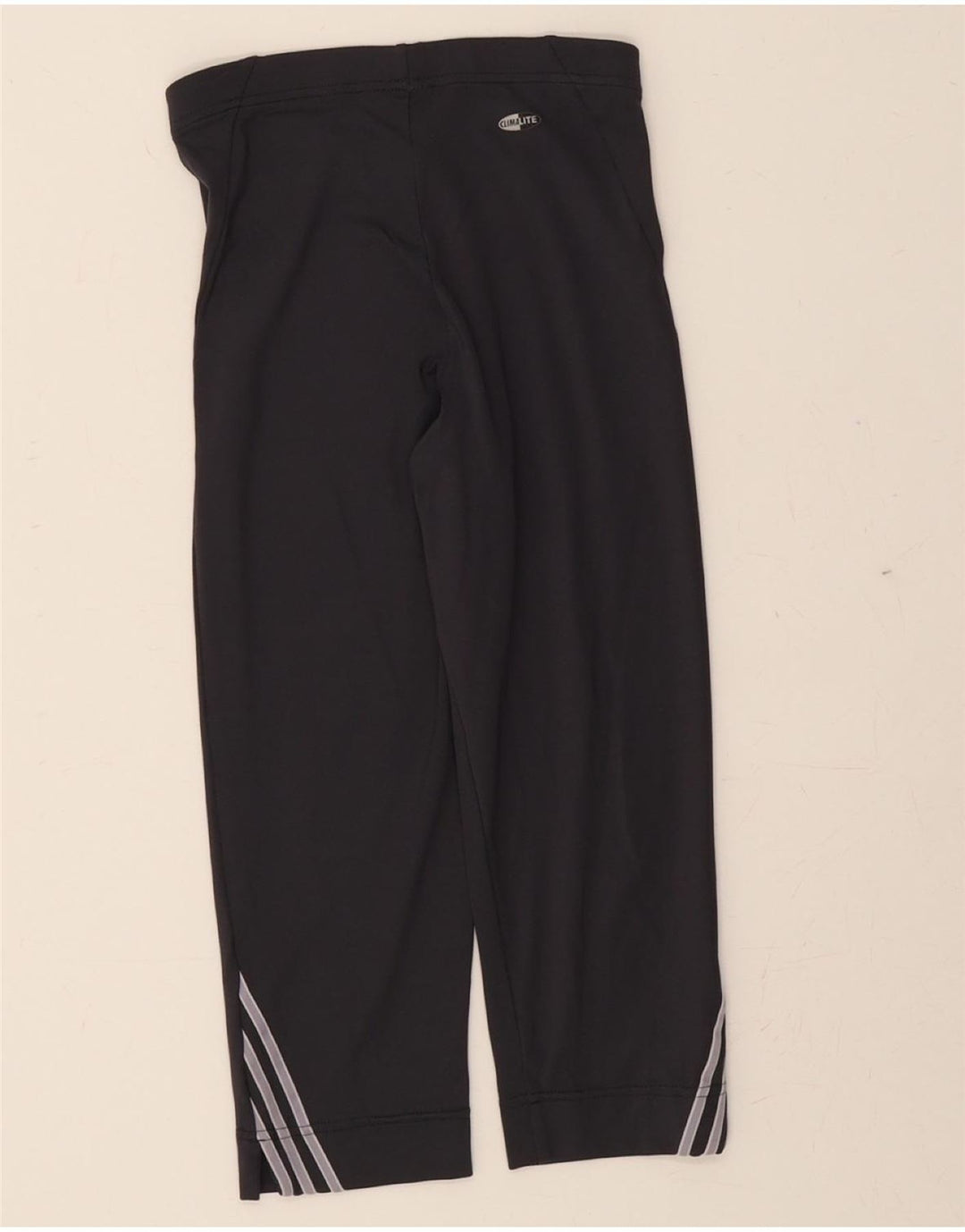 ADIDAS Womens Climalite Capri Leggings UK 10 Small Grey Vintage Adidas and Second-Hand Adidas from Messina Hembry 