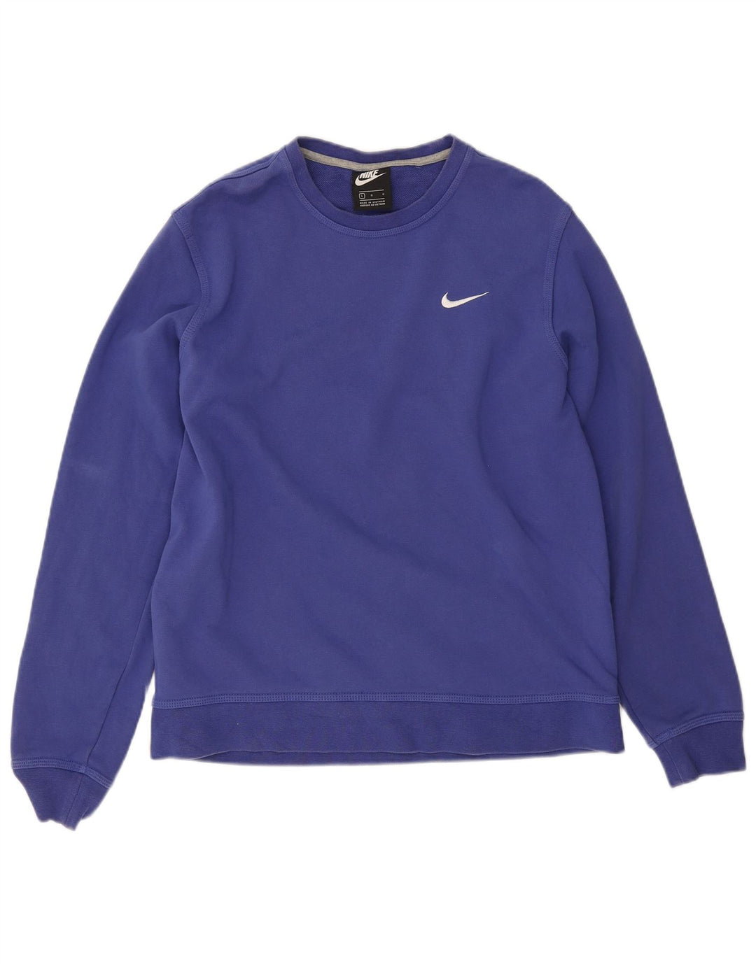 Nike Mens Sweatshirt Jumper Large Blue Cotton
