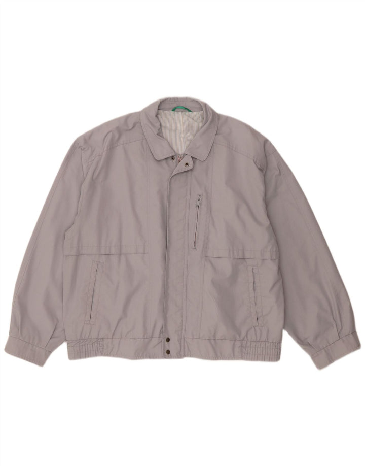 Canda Bomber Jacket UK 42 XL Blå Polyester til mænd