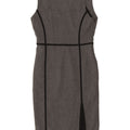 Rochie teacă fără mâneci pentru femei Zara UK 12 Medium Gri Poliester