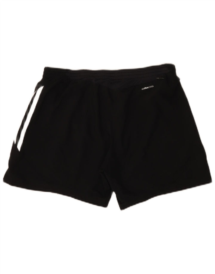 Adidas Damen Climacool Sport Shorts UK 12 Medium Schwarz Polyester