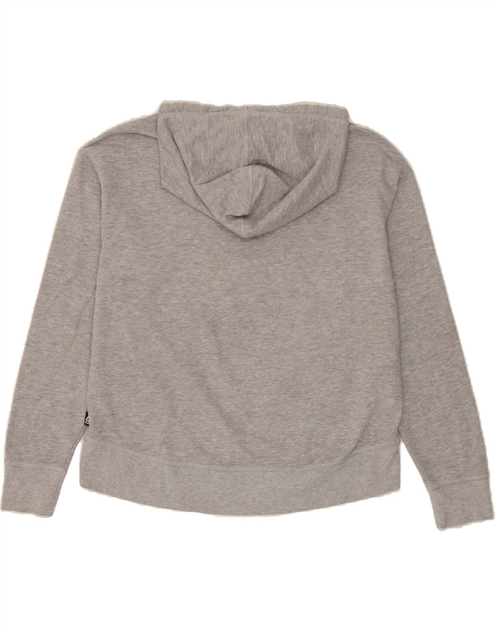 REEBOK Womens Hoodie Jumper UK 14 Medium Grey Vintage Reebok and Second-Hand Reebok from Messina Hembry 