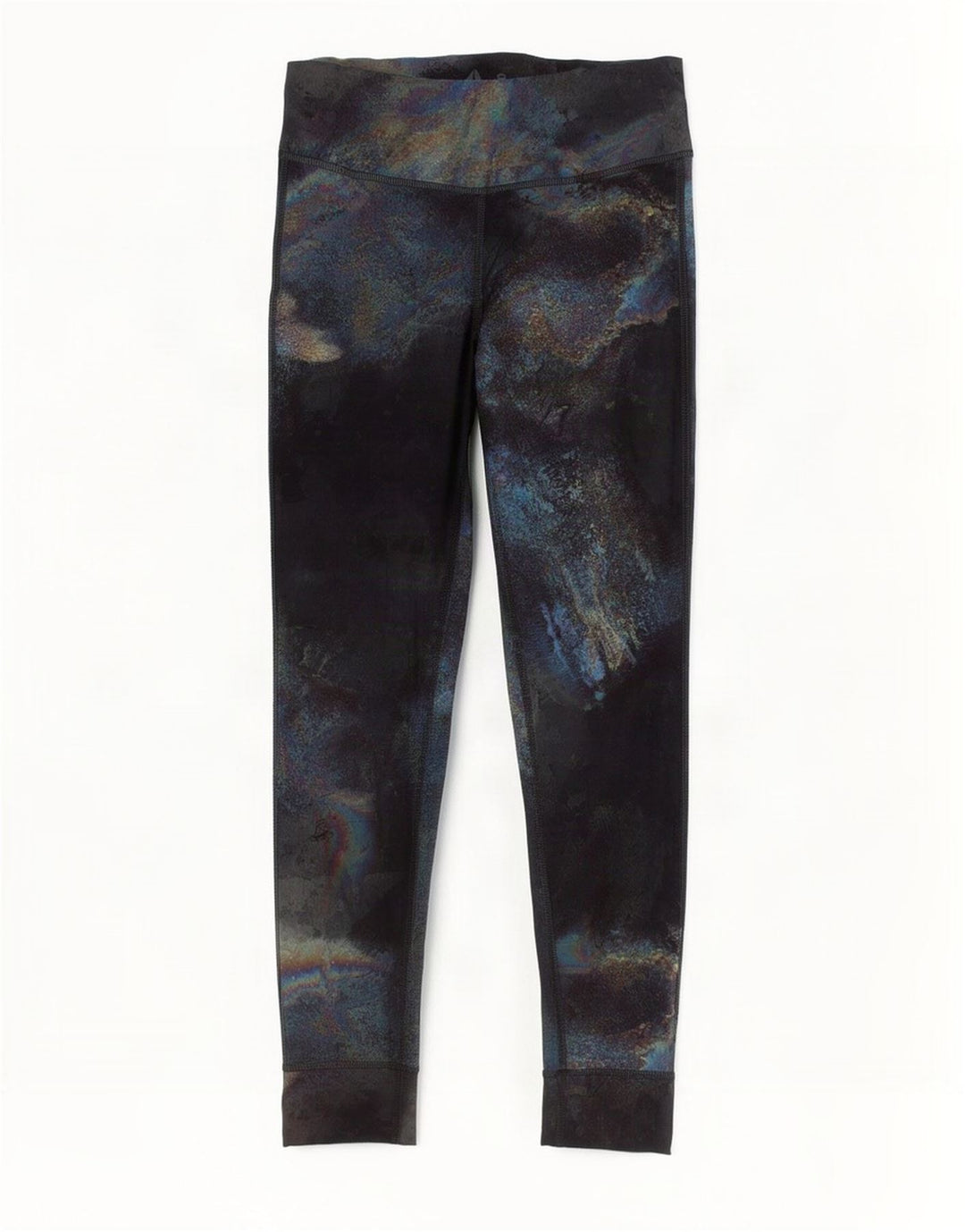 Reebok Womens Abstrakt Mønster Leggings UK 8/10 Small Multicolored Sports