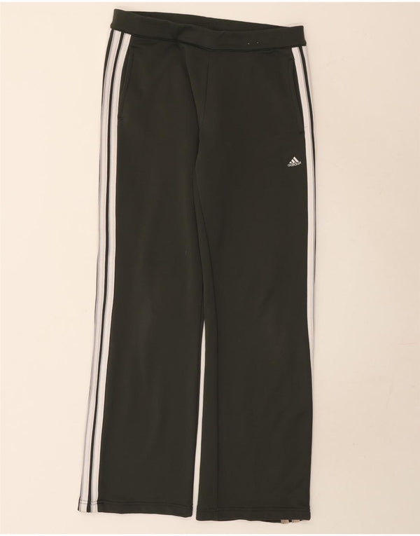 Adidas Pantalon de survêtement large pour femme UK 12 Vert moyen Polyester
