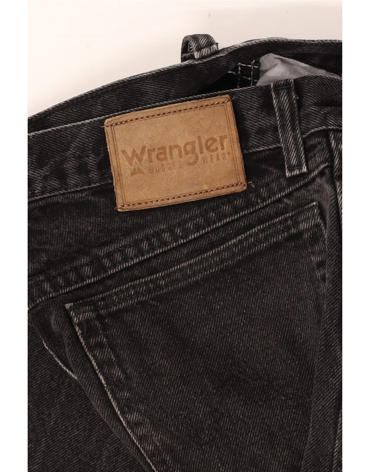 Wrangler Herren Straight Jeans W28 L29 Schwarz