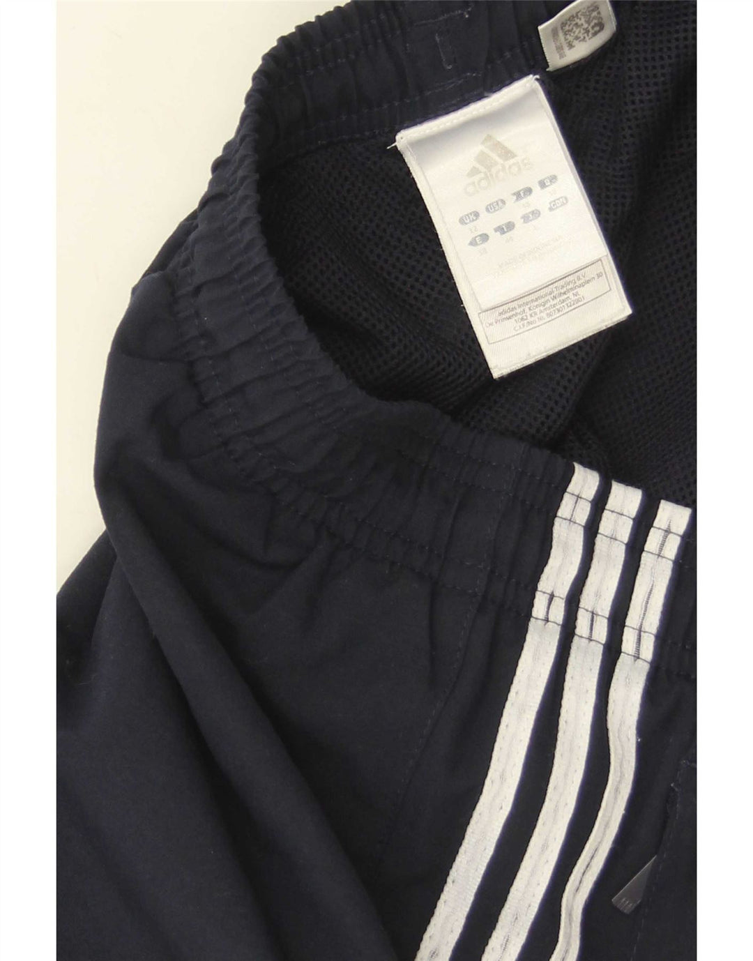 Adidas Damen Trainingshose Jogger UK 12 Medium Marineblau Polyester