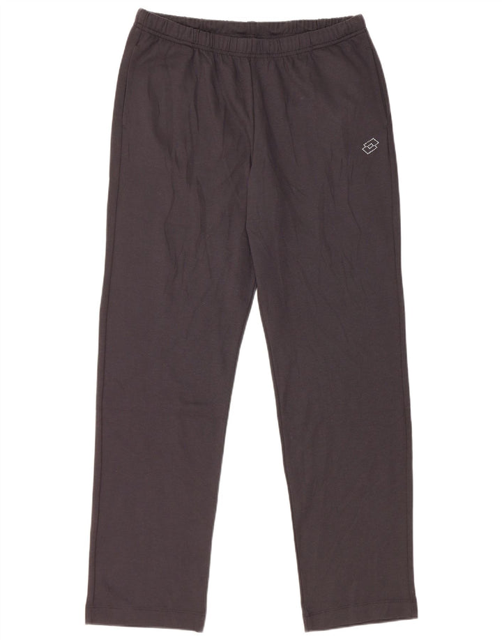 Lotto Womens Life's Tracksuit Trousers UK 14 Medium  Black Polyester
