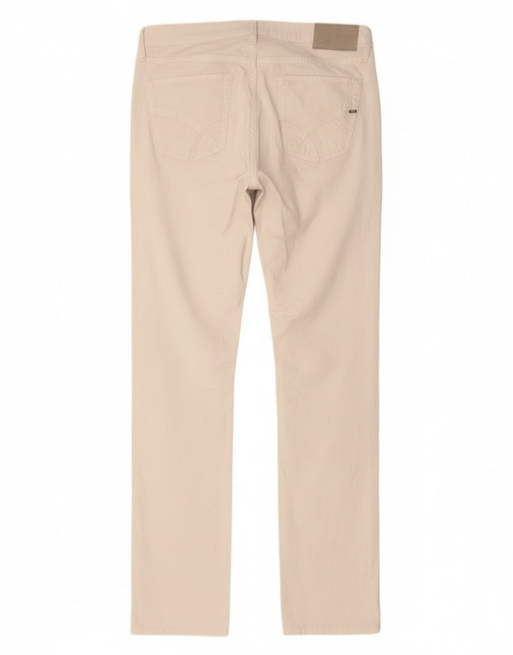 Gas Womens Albert Slim Jeans W29 L34 White Cotton