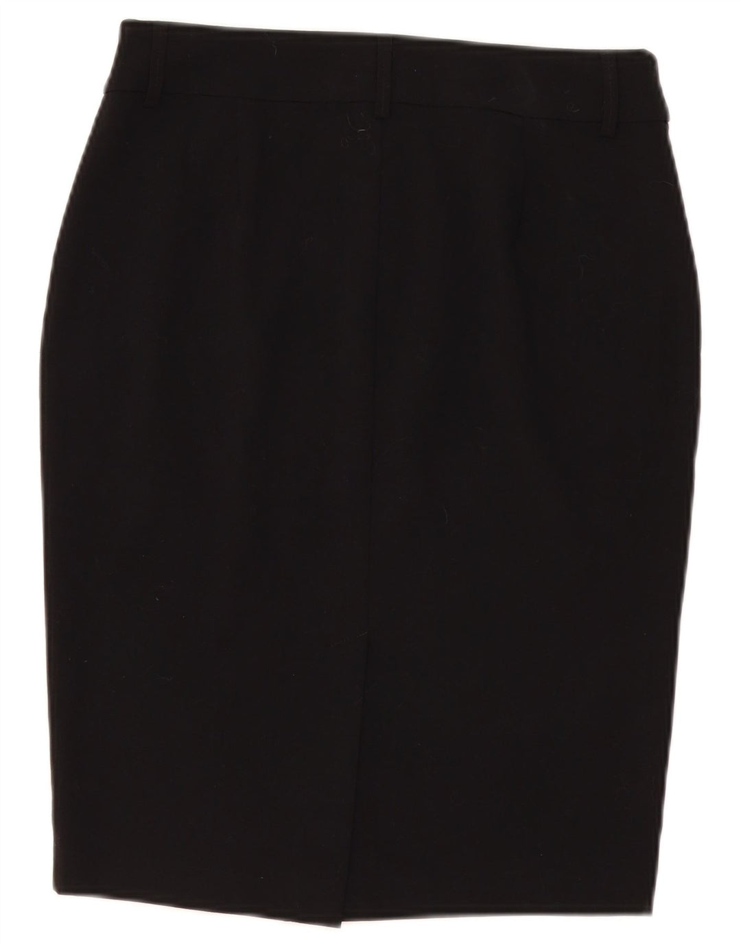 Marks & Spencer Womens Pencil Skirt UK 10 Small W30 Black Polyester