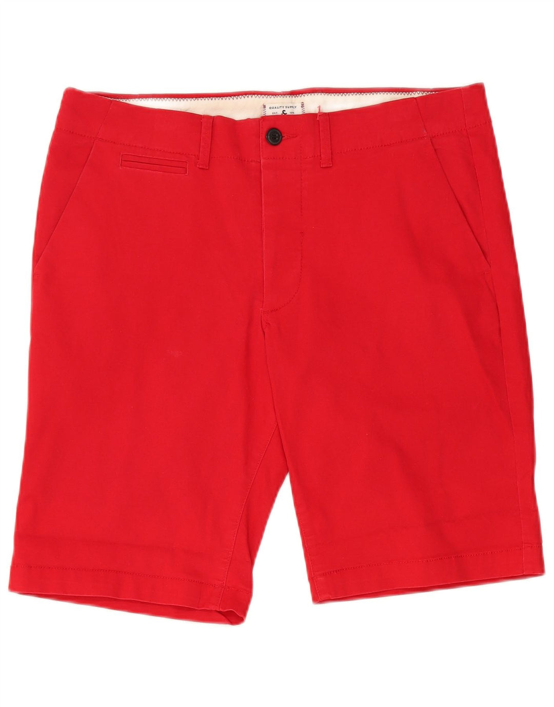 Jack & Jones Mens Chino Shorts Medium W32 Red Cotton