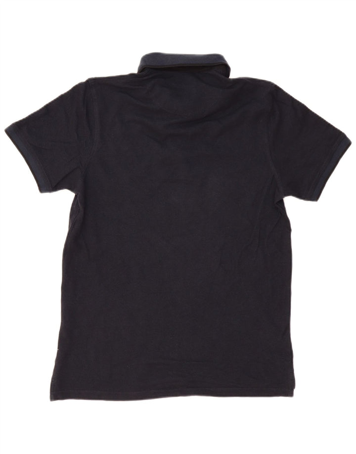 Jack & Jones Herren-Poloshirt, mittelmarineblaue Baumwolle