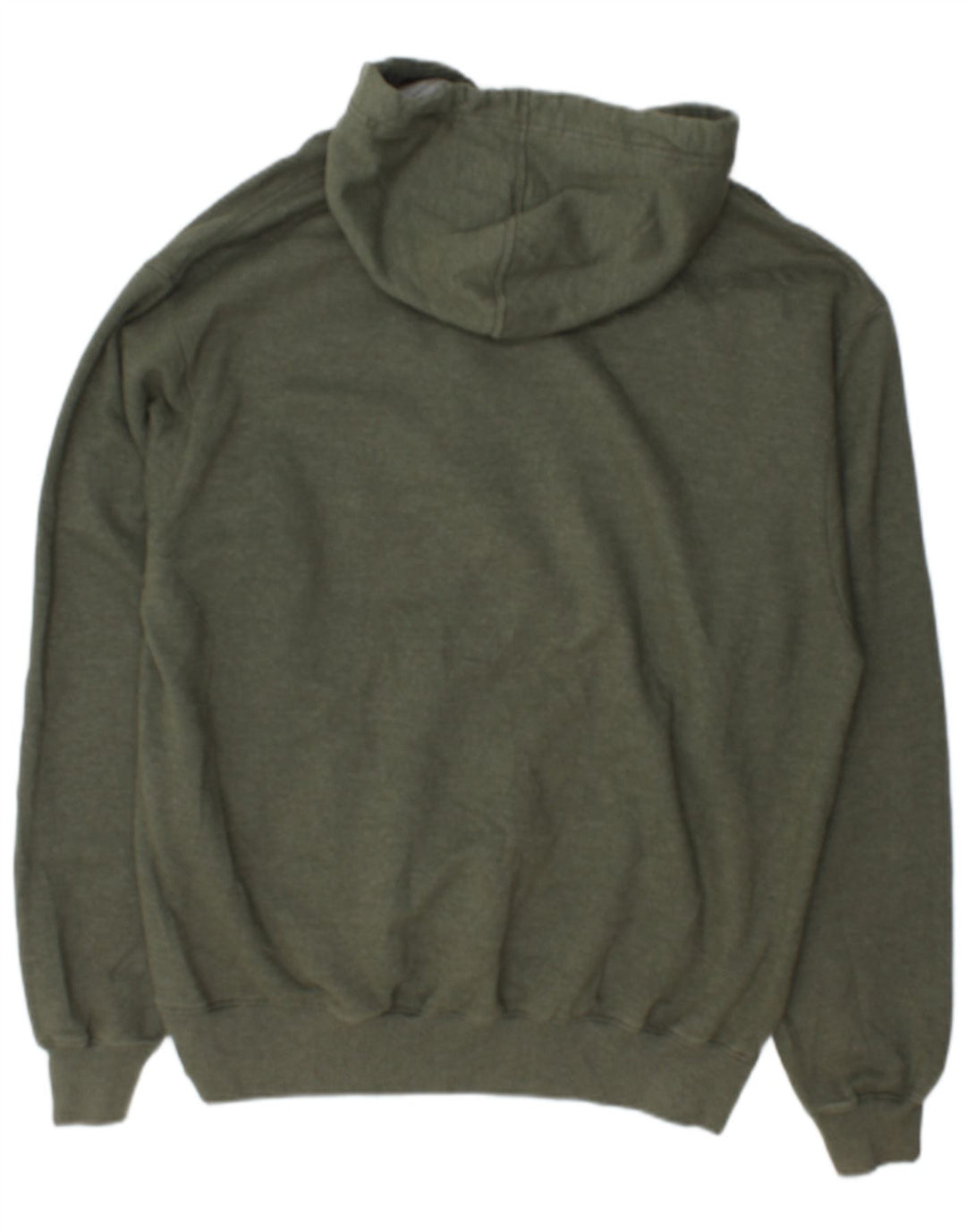 Champion Mens Hoodie Jumper Large Khaki Cotton