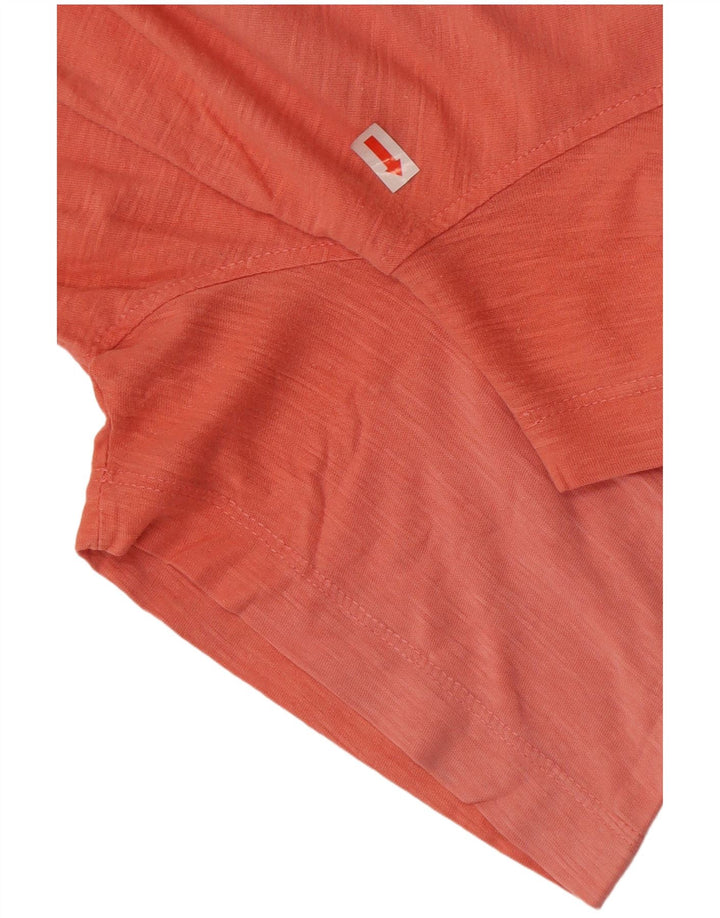 Timberland Mens Regular Fit T-Shirt Top Medium Orange Cotton