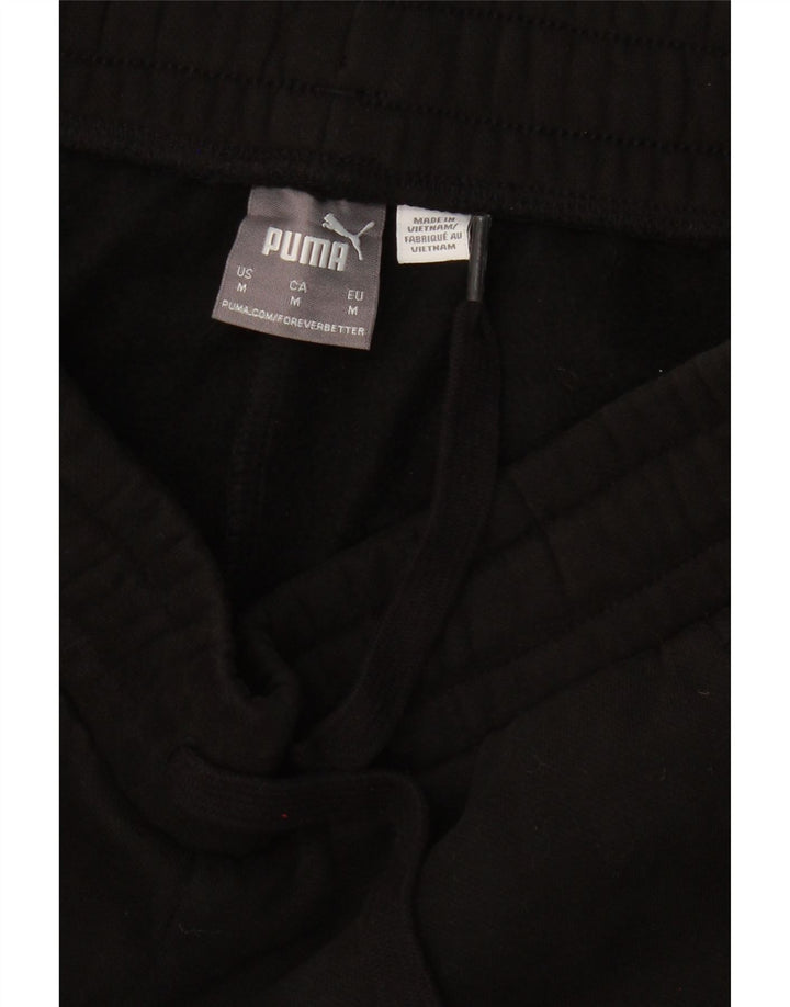 PUMA Mens Graphic Tracksuit Trousers Joggers Medium  Black Cotton Vintage Puma and Second-Hand Puma from Messina Hembry 