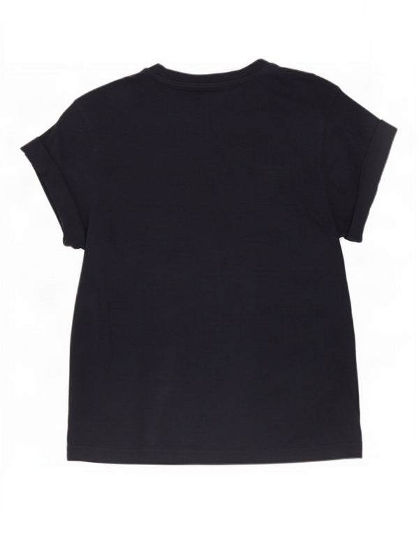 Jack Wills Γυναικείο T-Shirt με γραφικό τοπ UK 6 XS Navy Blue Cotton
