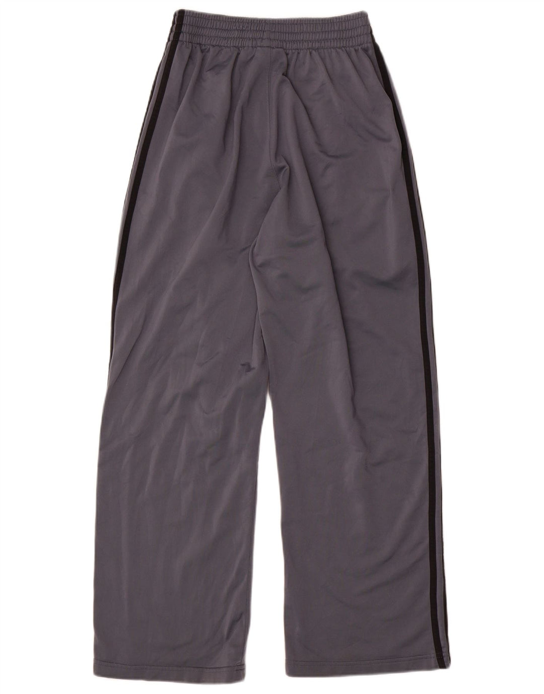 Calça de treino masculina Adidas pequena cinza poliéster