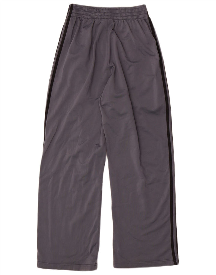 Calça de treino masculina Adidas pequena cinza poliéster