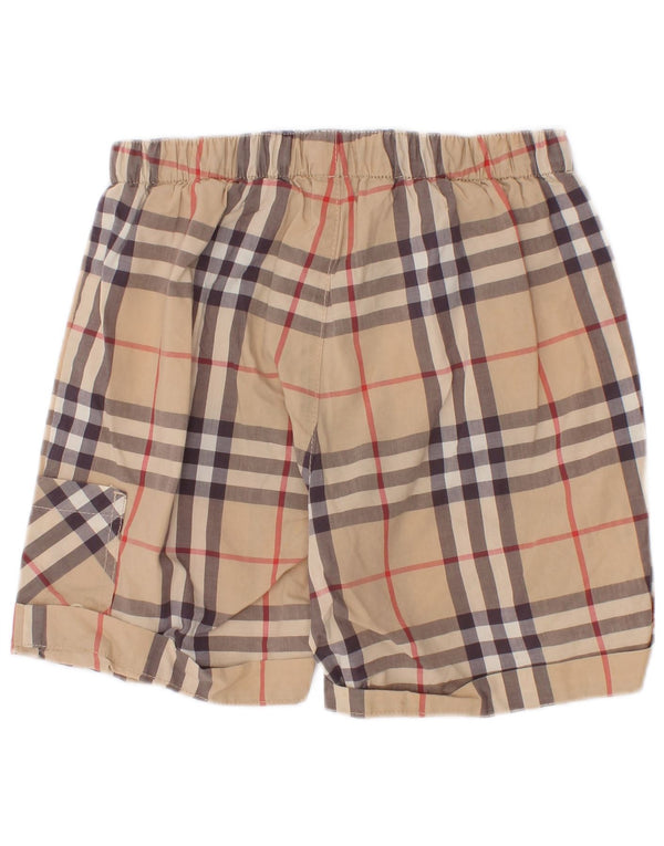 Burberry Meninos Shorts 2-3 Anos W18 Xadrez Bege