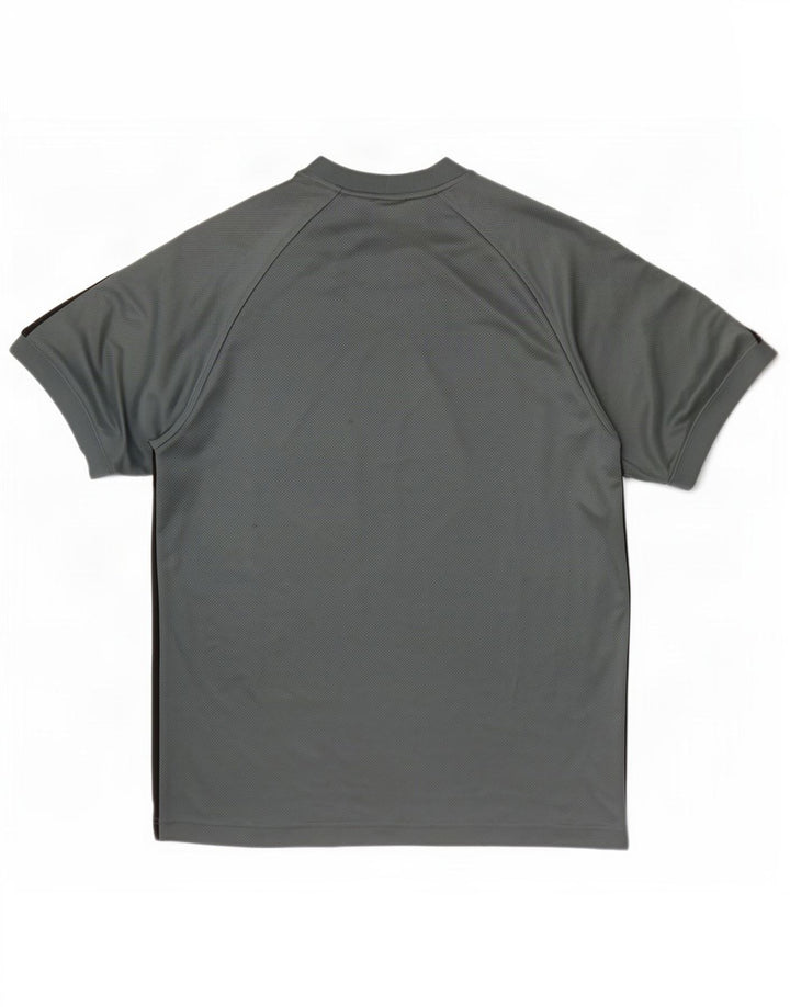 Camiseta masculina Nike Top médio verde colorblock poliéster
