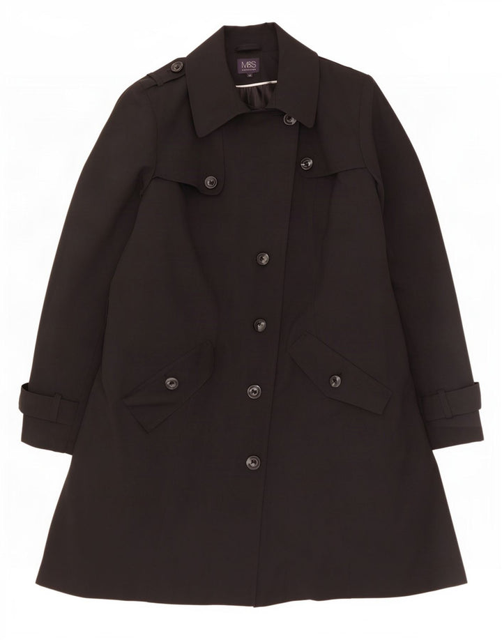 Trench da donna Marks & Spencer UK 20 2XL Poliestere nero