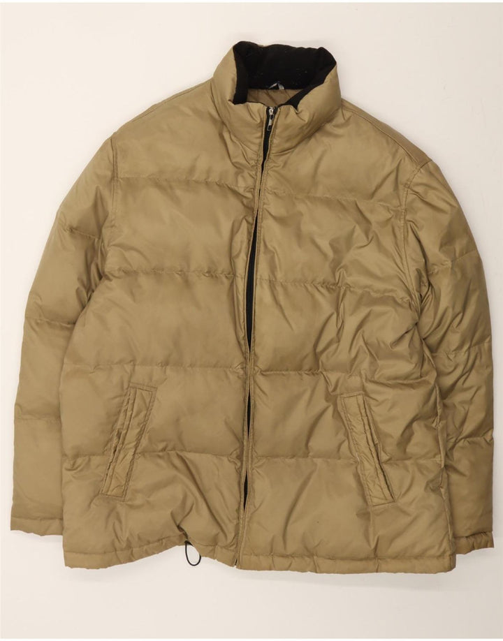NANGAPARBAT Mens Padded Jacket IT 58 4XL Beige Polyester