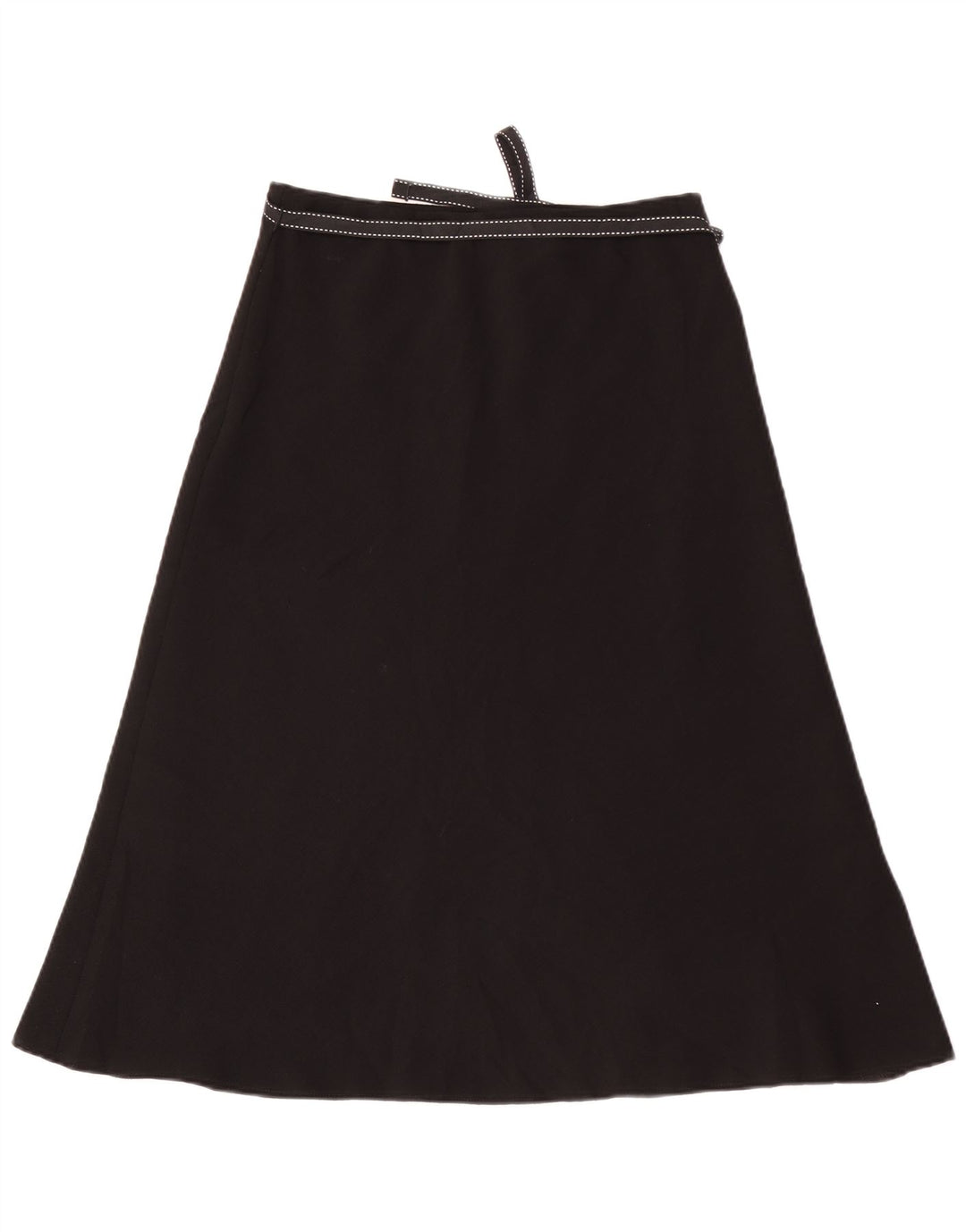 Marks & Spencer Womens A-Line Skirt UK 10 Small W30  Black Polyester