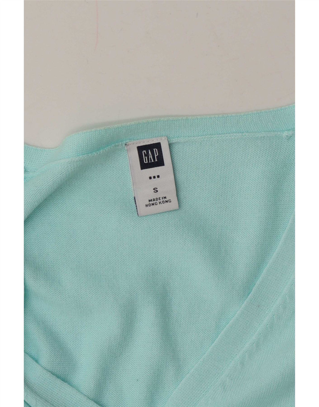 Gap Womens Cardigan Sweater UK 10 Small Turquoise Cotton