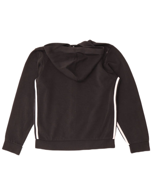 Adidas Mens Zip Hoodie Sweater XS Black Cotton