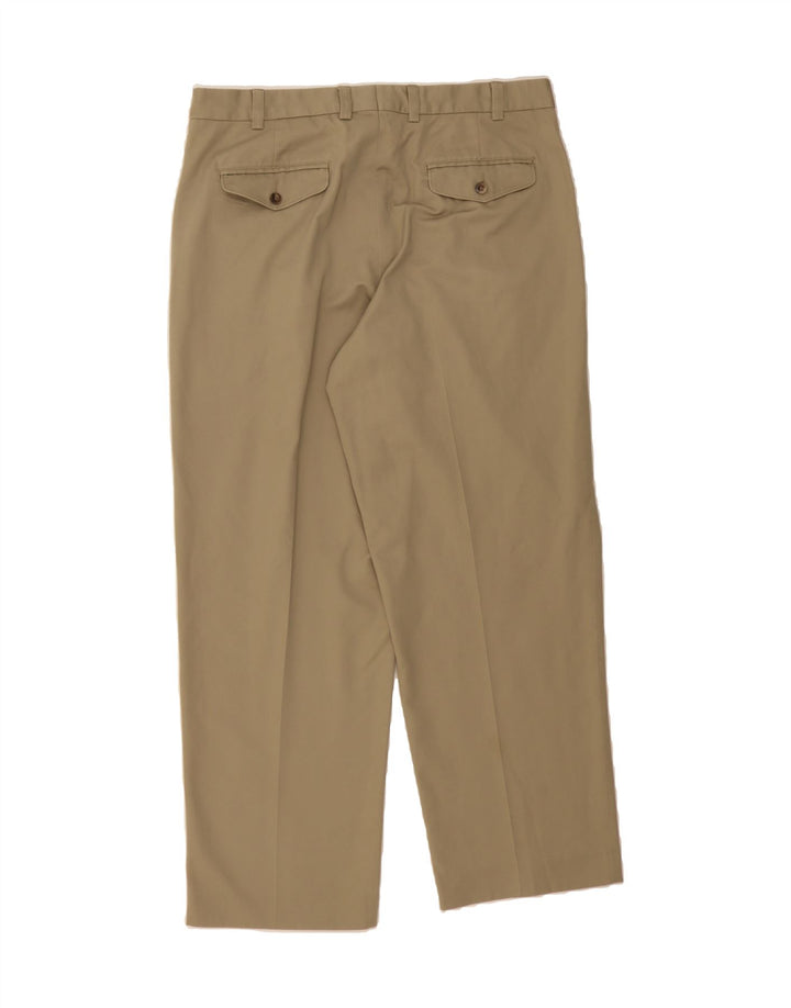 L.L.BEAN Mens Pegged Chino Trousers W38 L30 Beige Cotton Vintage L.L.Bean and Second-Hand L.L.Bean from Messina Hembry 