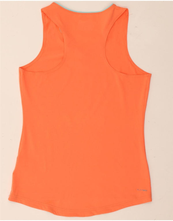 Reebok Damevest Top UK 12/14 Medium Orange Polyester