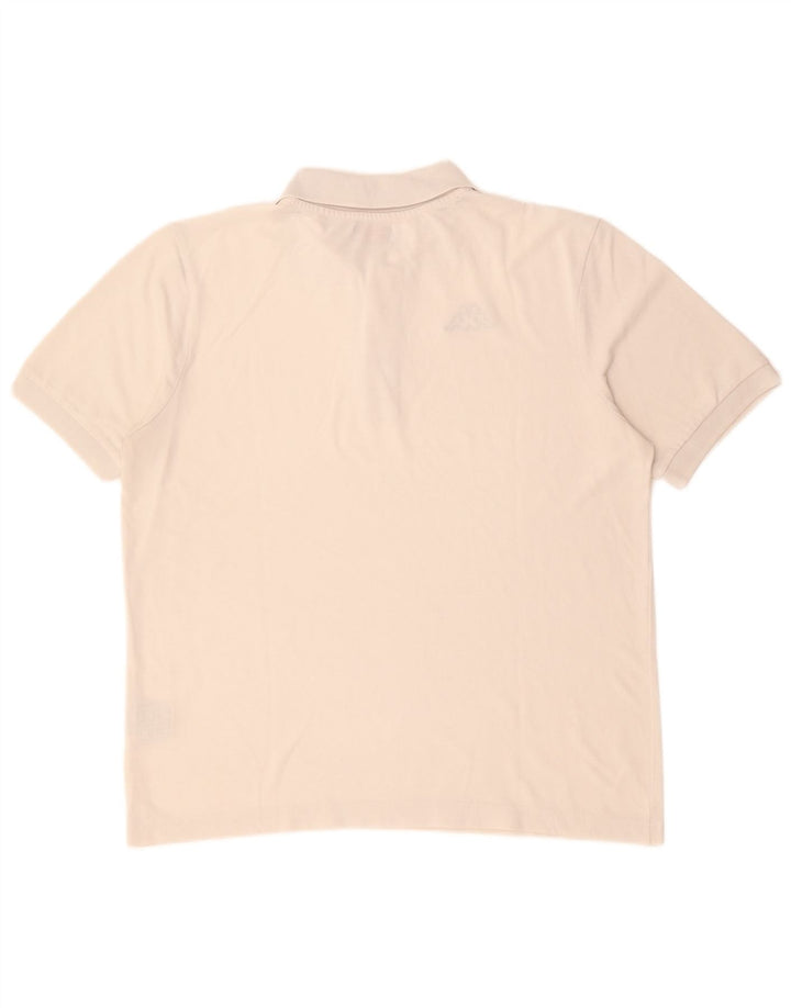 Kappa herre poloshirt Medium hvid bomuld