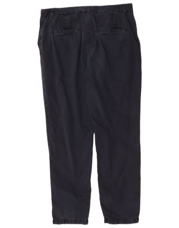 Marks & Spencer Γυναικεία κωνικό παντελόνι Chino UK 14 Large W34 L29 Navy Blue