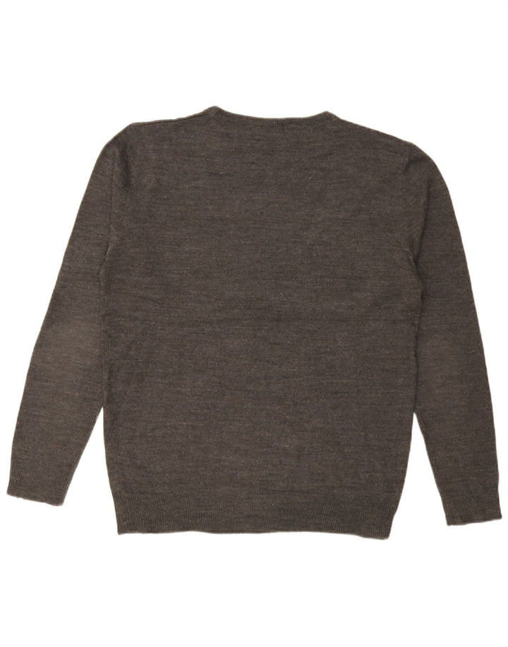 French Connection Mens Crew Neck Jumper Sweater Large Grey