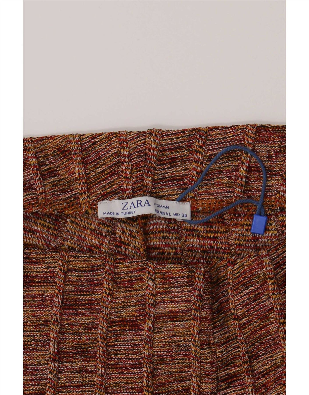 Zara Womens Capri Tracksuit Trousers UK 14 Large  Multicoloured Flecked