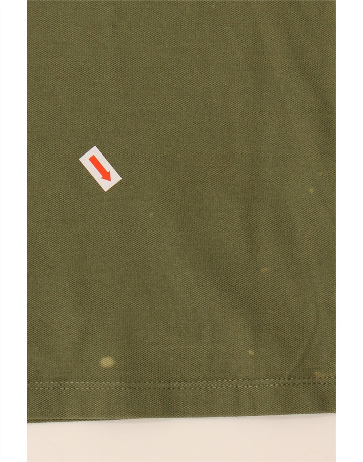 Liu Jo Mens Polo Shirt Large Khaki Cotton