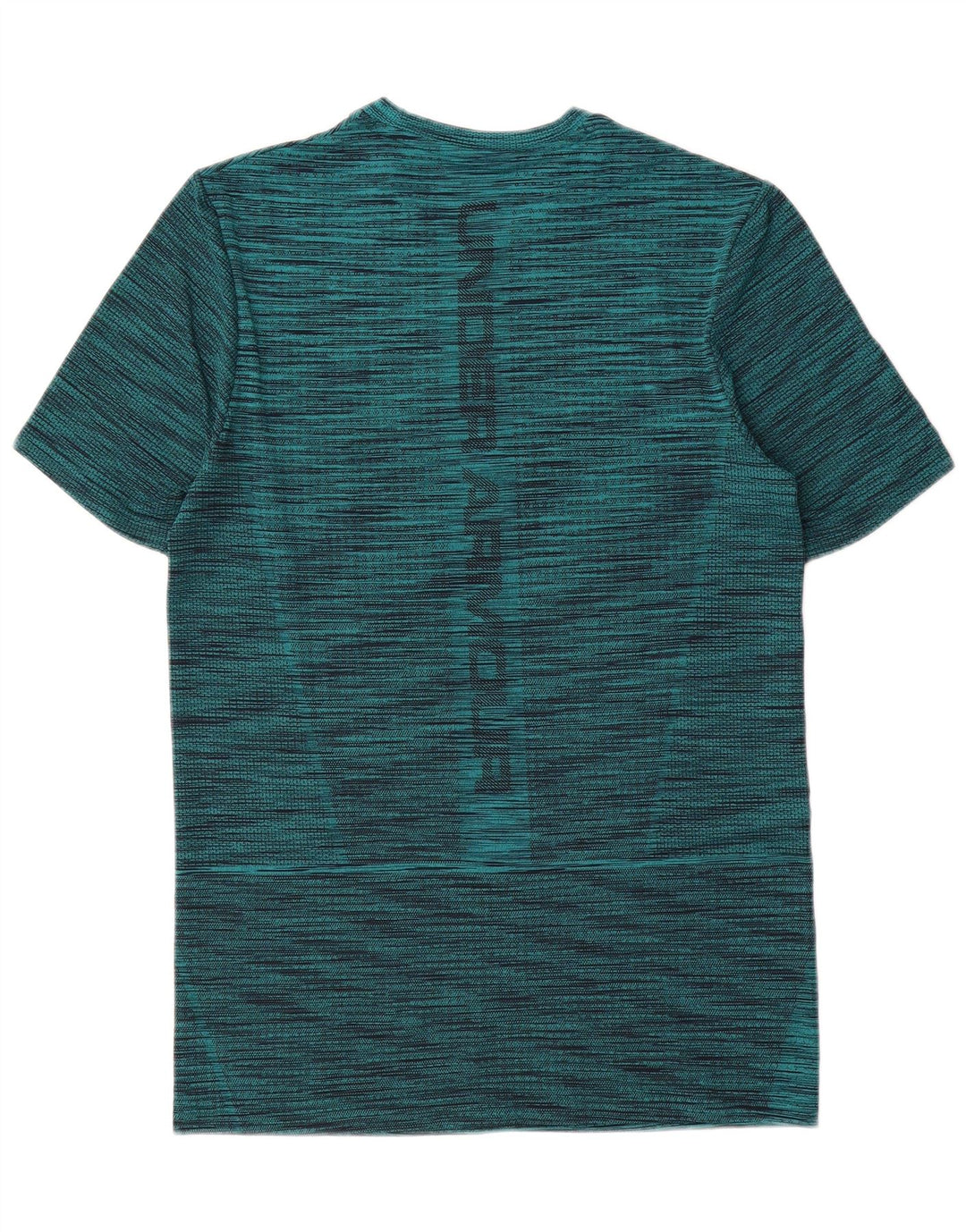 Under Armour Mens T-Shirt Top Small Green Pinstripe