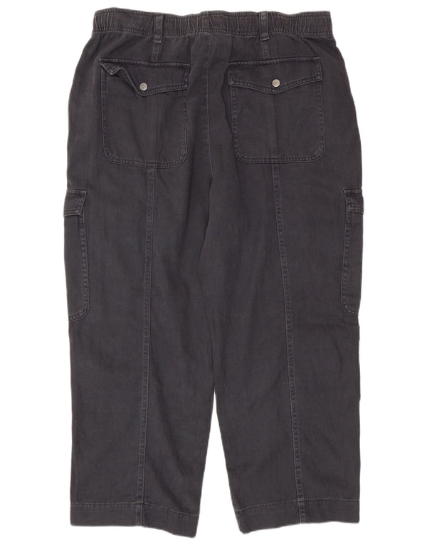 Pantaloni cargo largi pentru femei Marks & Spencer UK 18 XL W38 L27 gri