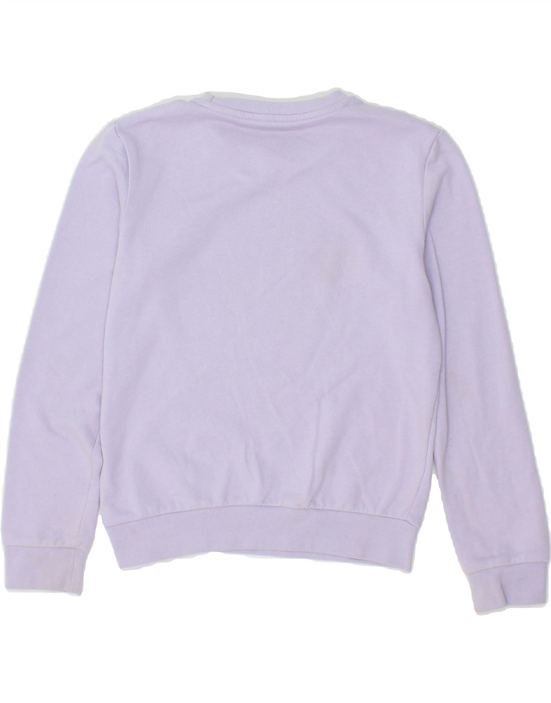 KAPPA Girls Graphic Sweatshirt Jumper 11-12 Years Purple Vintage Kappa and Second-Hand Kappa from Messina Hembry 