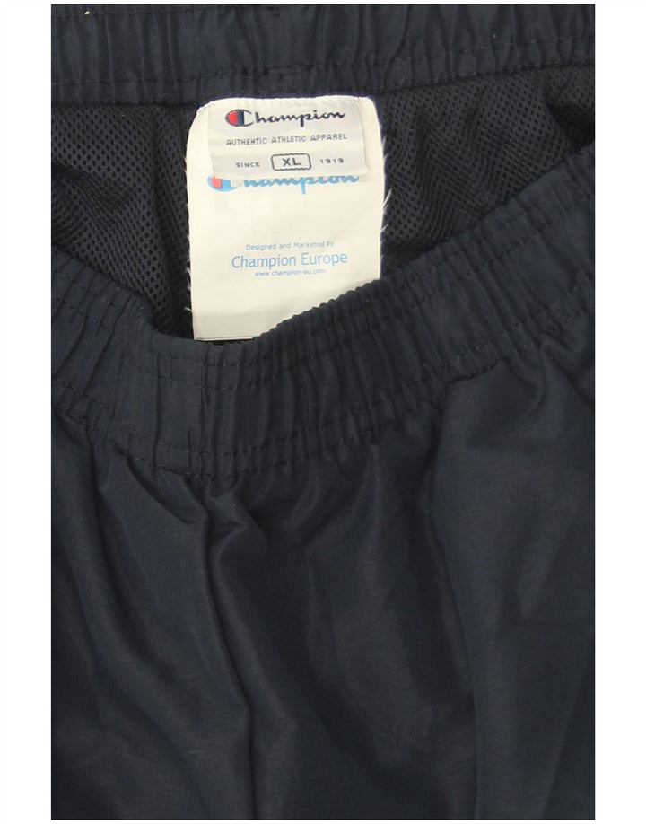 Champion Mens Tracksuit Trousers XL  Navy Blue Polyester
