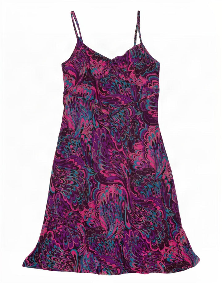 Joanna Hope Womens Abstract Pattern Slip Dress UK 16 Large Multicoloured