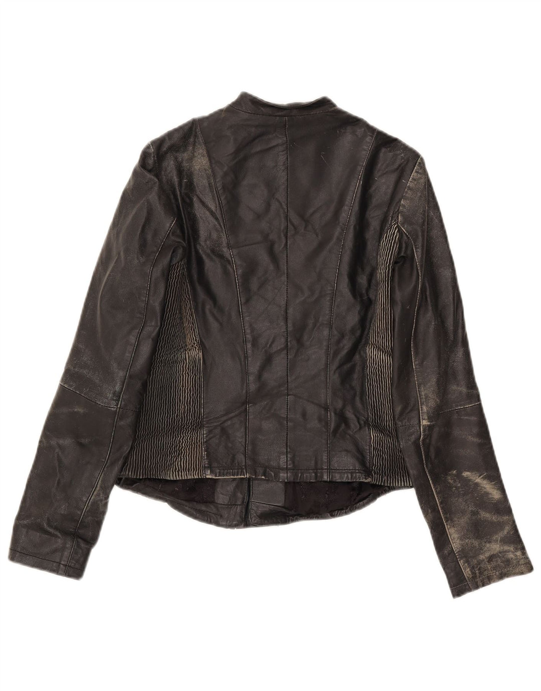 Conbipel Veste motard en cuir femme taille 42 petit cuir noir