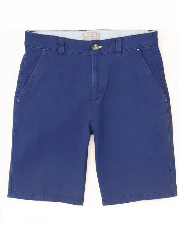 Mountain Warehouse Short chino pour homme Medium W32 Bleu Coton