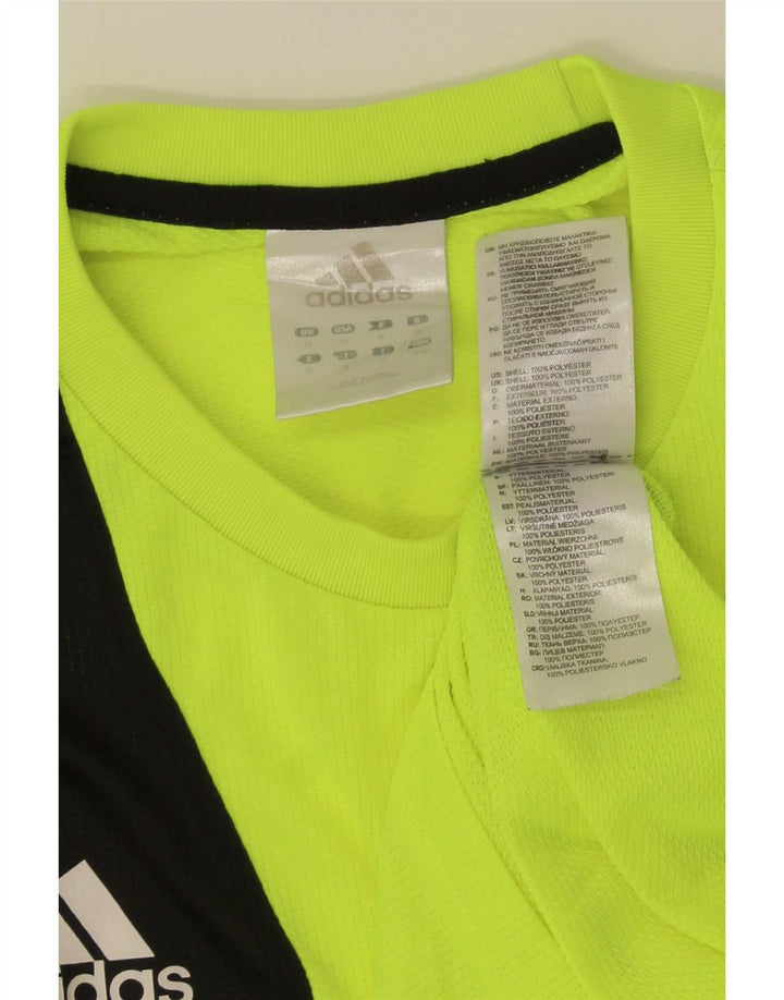 Adidas Herren Grafik-T-Shirt-Oberteil Mittelgrünes Colourblock-Polyester