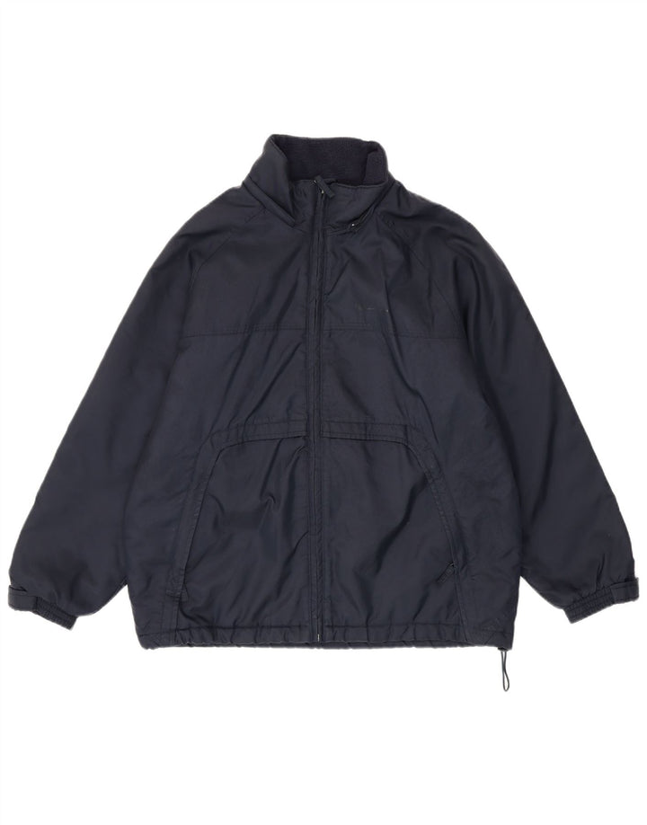 CHAMPION Boys Windbreaker Jacket 13-14 Years Navy Blue Polyamide Vintage Champion and Second-Hand Champion from Messina Hembry 