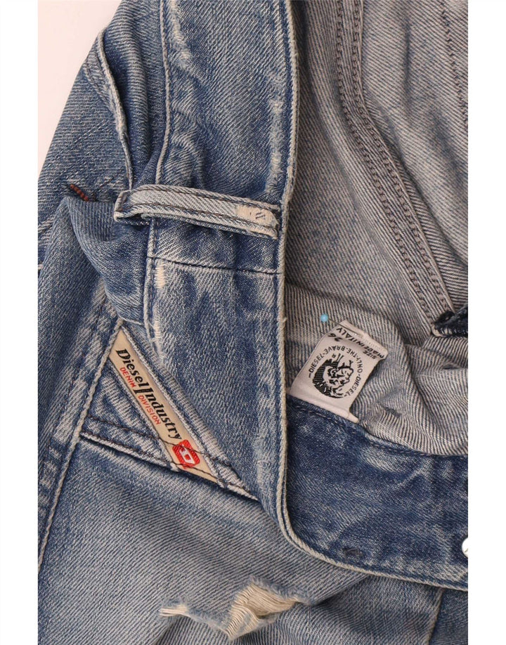Jeans Bootcut invecchiati da donna Diesel W26 L31 Blu