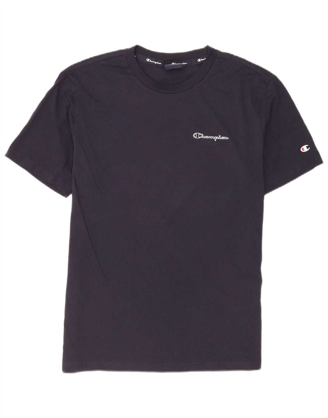 Champion Mens T-Shirt Top Small Navy Blue Cotton