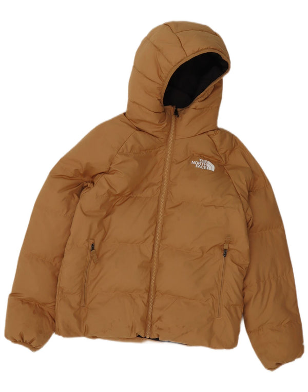Giacca imbottita reversibile con cappuccio The North Face da ragazzo 11-12 anni grande marrone