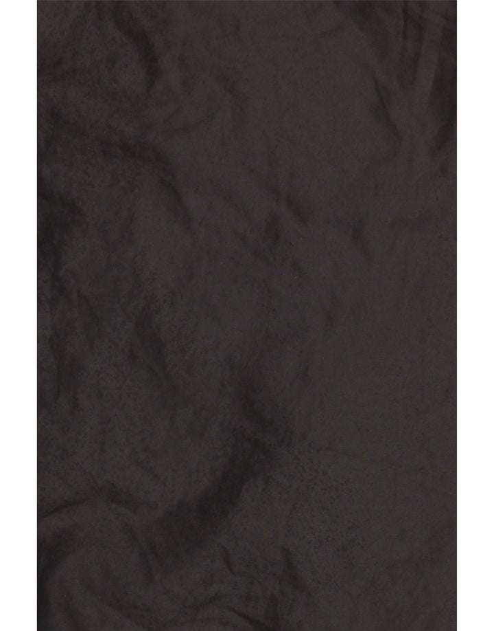 Ellesse Mens Hooded Graphic Rain Jacket UK 36 Small Black Polyester