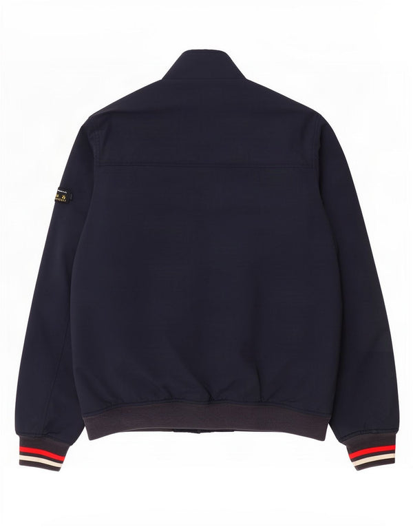 Tommy Hilfiger Mens Bomber Jacket UK 40 Large Navy Blue Polyamide